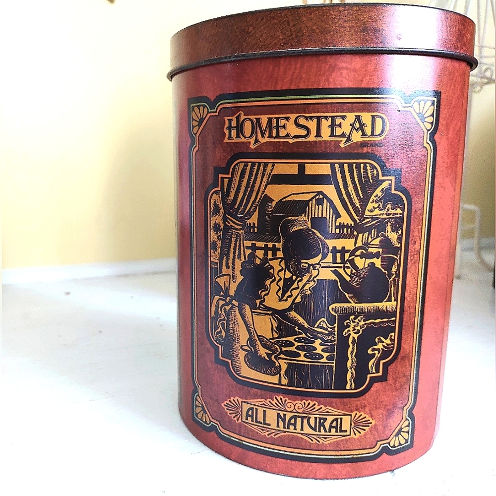 Homestead Tin Collection Cookie Canister Piece